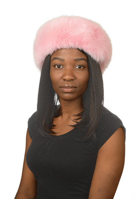 J.Ziglou Pink Fox Hat